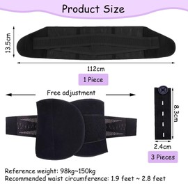 1 Piece Of Belly Band And 3 Pieces Of Adjustable Extension Buckles, Breathable Belly Band, Elastic Belly Band, Women’S Postpartum Belt
