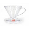Hario V60 Plastic Coffee Dripper, Size 01, Clear