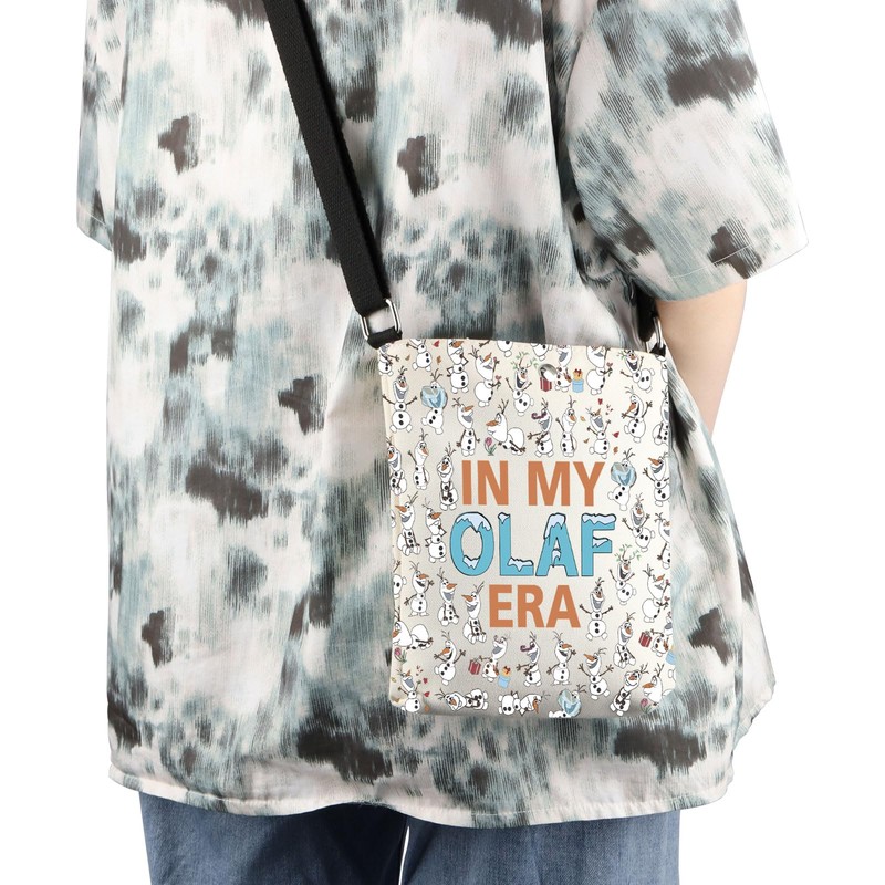 JTOUK In My Olaf-Era Snowman Cross Body Bag Gift for