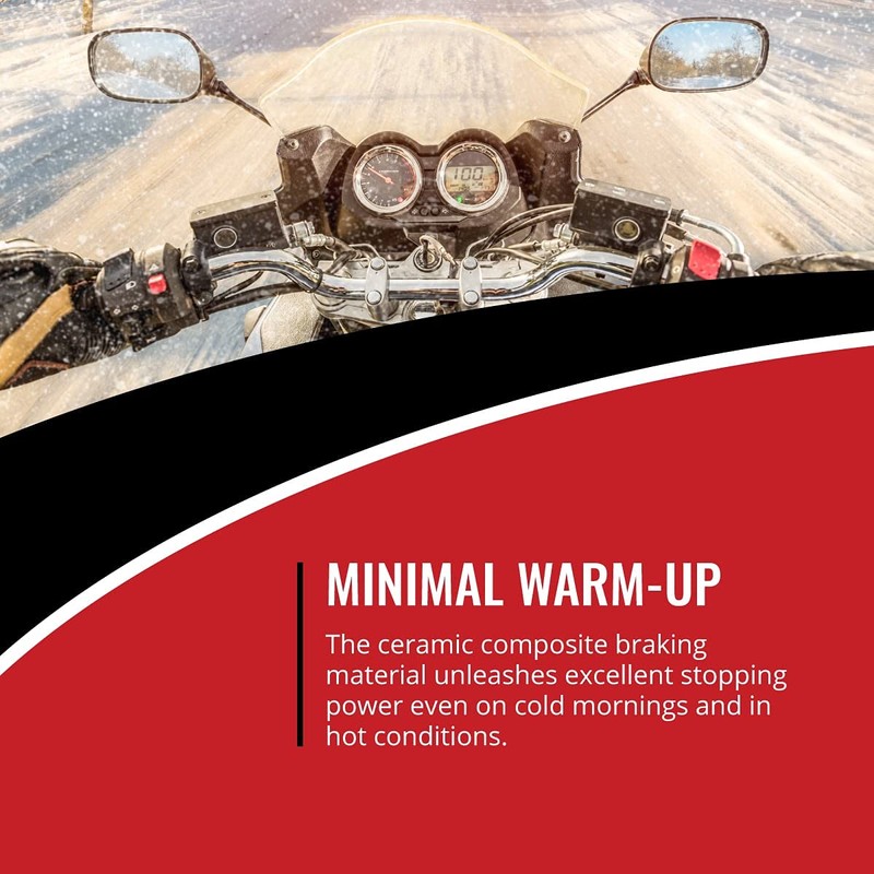 Sixity C6 Ceramic Brake Pads FA408 Rear Replacement Kit