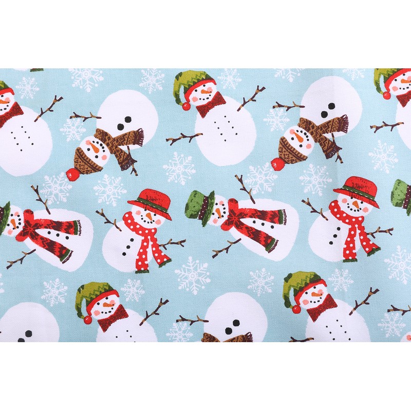Christmas Snowmen Cotton Tea Towel