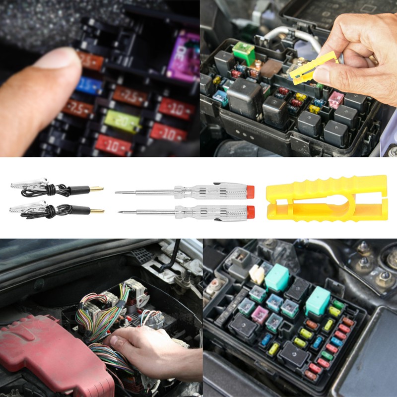 300pcs Fuses Assortment Kit Plug-in Blade with 2 Circuit Testers
