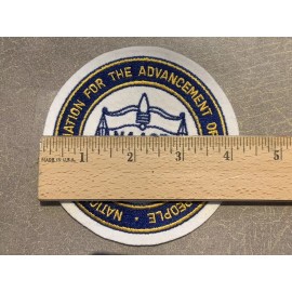CUSTOM MADE Embroidered NAACP Patch