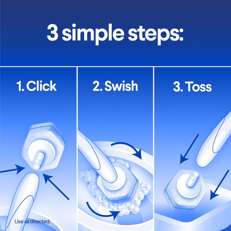 CLOROX Scentiva ToiletWand Toilet Cleaner Refills, Toilet brush, Coconut and