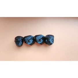 4PCS Prank Trump Tire Valve Stem Caps – Funny Airtight Car Accessories, Dustproof Anti-Rust Wheel Stem Covers, Low-Poly, Gag Gift for Cars, SUV, Trucks, Bikes, and Motorcycles (Black)