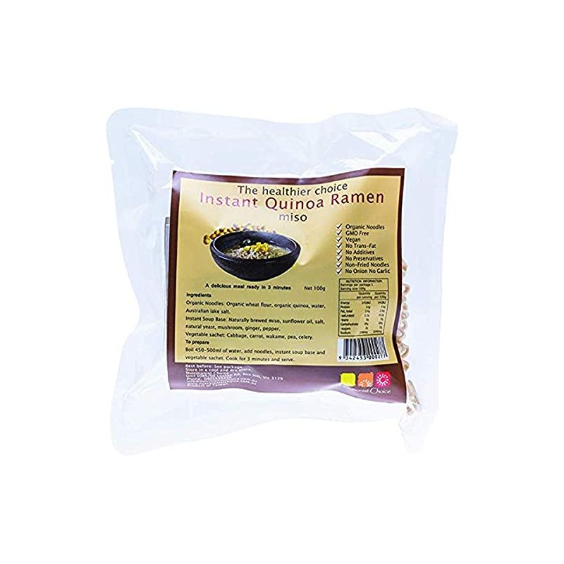 Nutritionist Choice Organic Instant Quinoa Ramen Miso, 100 g