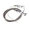 Miytsya 1 Pack 36In Braided Throttle Cable, Stainless Steel Throttle
