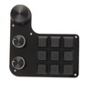 Mini 9 Key Keypad with 3 Knob RGB Light Blue