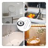 FINELYCR Set of 4 rubber sink plugs, kitchen sink, bath
