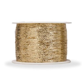 Rellana Metallic, 10g spool, 1000m of levelling thread, gold or silver, (90 gold)