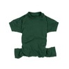 Leveret Dog Pajamas 100% Cotton Solid Uniform Green XS