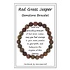 Z017RGJ - 8mm Red Grass Jasper Gemstone Bead Bracelet -