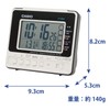 CASIO DQL-250J-7JF Alarm Clock, Radio, White, Digital Snooze with Light