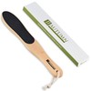Professional Spa Quality Foot Rasp/Callus Remover Double Sided Wood Foot