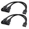 Cable Matters 2-Pack 2 Way 4 Pin PWM Fan Splitter