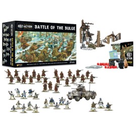 Warlord Bolt Action Battle of The Bulge Starter Set - Role Playing Strategy Board Games for Adults, Table Top WWII Strategic Wargaming Kit - Tabletop Military History RPG with Terrain