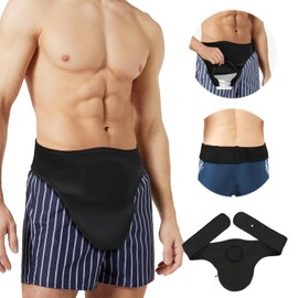 Ostomy Belt for Men & Women | Stealth Ileostomy Belt Ostomy Support Belt | Colostomy Ostomy Bag Covers for Sports or Daily Life | Ostomy Wrap Supplies | Inner Pocket to Hold Ostomy Pouch