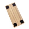 SUTIMSHE Natural Wood Domino Racks, Domino Tiles Holders,Domino Trays Set
