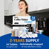 Coffee Machine Cleaner Descaler Tablets 34 Pack, Coffee Maker Cleaner