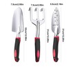 Garden Hand Tools Set - 3-Piece Non-Slip Gardening Tools -