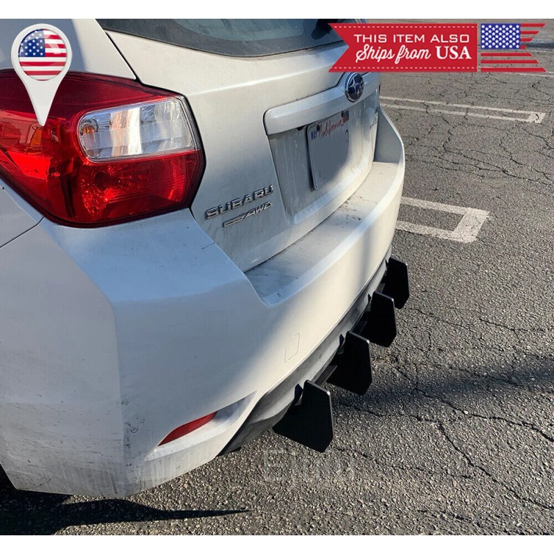 SdeelCase 32" Bumper Diffuser Valence Wind Blade Extension Splitter Shark