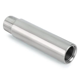 TAISHER 2PCS Stainless Steel Pipe Fittings, 1/2" NPT Male x 1/2" NPT Female Threaded, 4" Length Nipple Cast Pipe