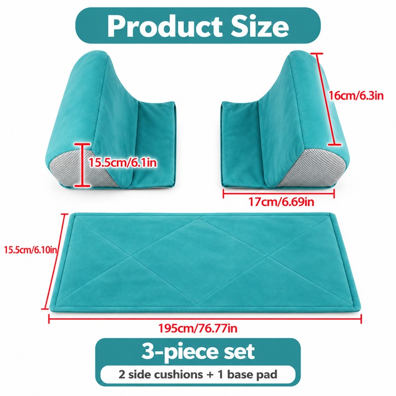 Wheelchair Anti-Side Support Pillow for Elderly Care – Padded Posture