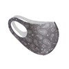Komonee Face Mask Washable Reusable Grey Paisley Dustproof Cloth Mouth