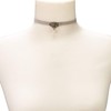 Alpenflüstern DHK225 Women’s Narrow, Velvet, Traditional Heart Choker in Traditional