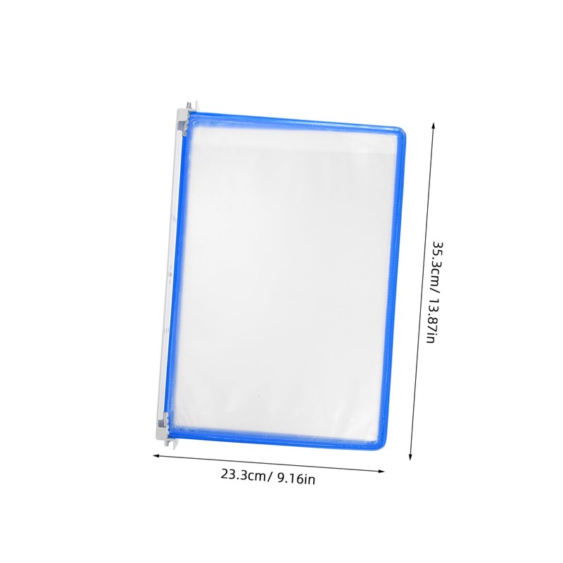 Operitacx Clear Wall File Holder Page Flip Document Display Rack