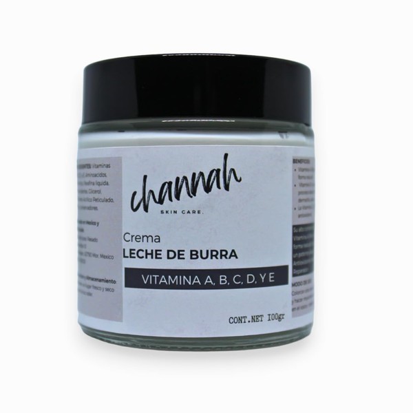 100gr Crema Leche de Burra, con alto contenido de retinol