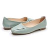 VenusCelia - Zapatos planos para mujer, Turquesa (Pale Turquoise), 8