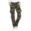 OCHENTA Camouflage Cargo Pants for Women Stretch Combat Tactical Army