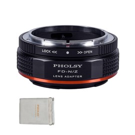 PHOLSY Manual Lens Adapter: Compatible with Canon FD/FL Lens and Nikon Z Camera Body