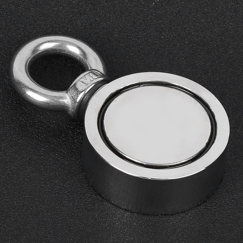 Salvage Magnet Deep Sea Double‑Sided Single Ring Maximum Load‑Bearing 176LBs