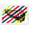 Wynwood Studio Sports and Teams Modern White Frame Paper -