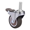 4pcs 2in Universal TPE Rubber Caster Wheel for Medical Equipment