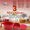 Easy Greasy Colander Grease Strainer With Handle And Container, Catch