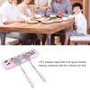 Children Flatware Set, Stainless Steel Fork Spoon with Storage Box