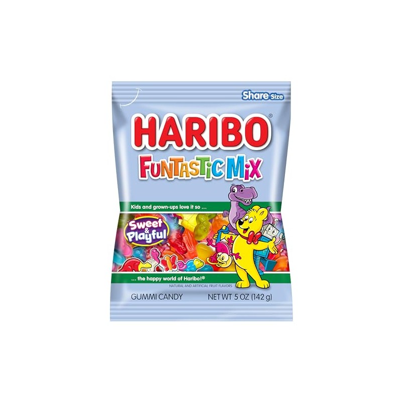 Haribo Gummi Candy | Funtastic Mix in Shareable Size Bags