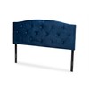 Baxton Studio Leone Modern and Contemporary Navy Blue Velvet Fabric