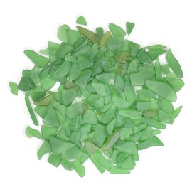 Small Green Sea Glass, Jewelry Sea Glass, Ocean Glass, 40 Pieces, Tumbled Beach Sea Glass, Seaglass, Craft Glass, Frosty Art Glass, Kelly Green Sea Glass
