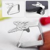 GVSAVY 6 Butterfly Tablecloth Clips, Thickened Stainless Steel Tablecloth Clip,