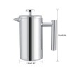 350ML Double Wall Stainless Steel Coffee Maker French Press Tea