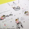 WORLD CRAFT MOKFS-006 Moomin Glitter Clear Flake Seal Tuticki