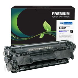 MSE Brand Remanufactured Toner Cartridge Replacement for HP Q2612A (HP 12A) | Black
