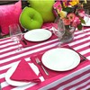 Ronny Block Stripe Tablecloth (pink)
