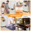 HMIEPRS Knife Holder, Knife Block Multifunctional Large Capacity with Cutting