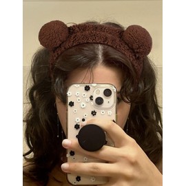 6PCS Animal Ear Spa Headbands Face Wash Headband Cute Make Up Hairband Fuzzy Cat Head Band Soft Skincare Hair Accessories for Women Girls