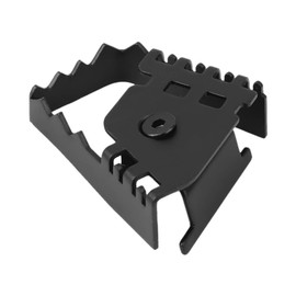 Rear Wheel Foot Brake Lever Pedal Enlarge Extension Pad Extender Stainless Steel for F800GS F700GS F650GS (Black, Electroplating) (Black), black